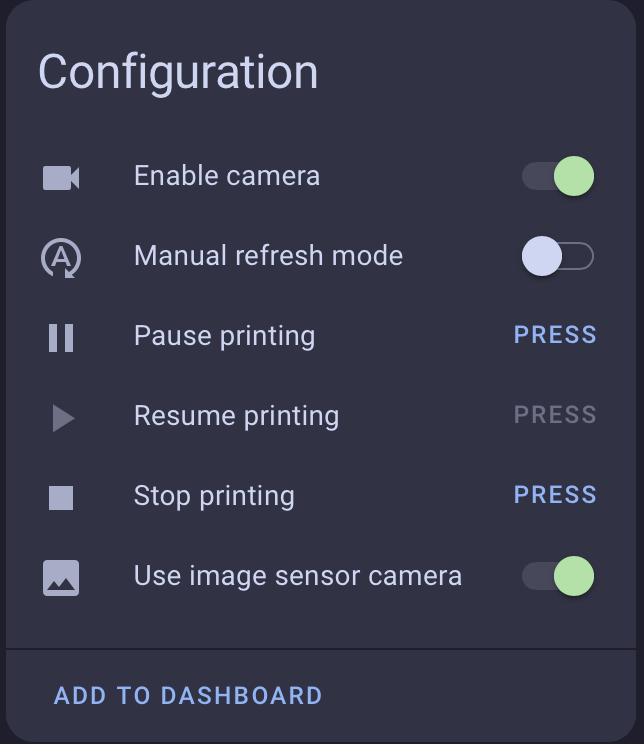 Image Sensor Toggle