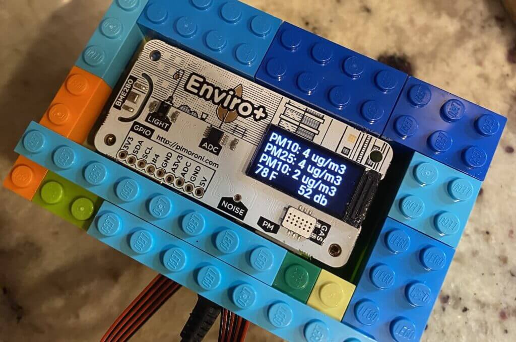 Lego Case for  Pollution Monitor