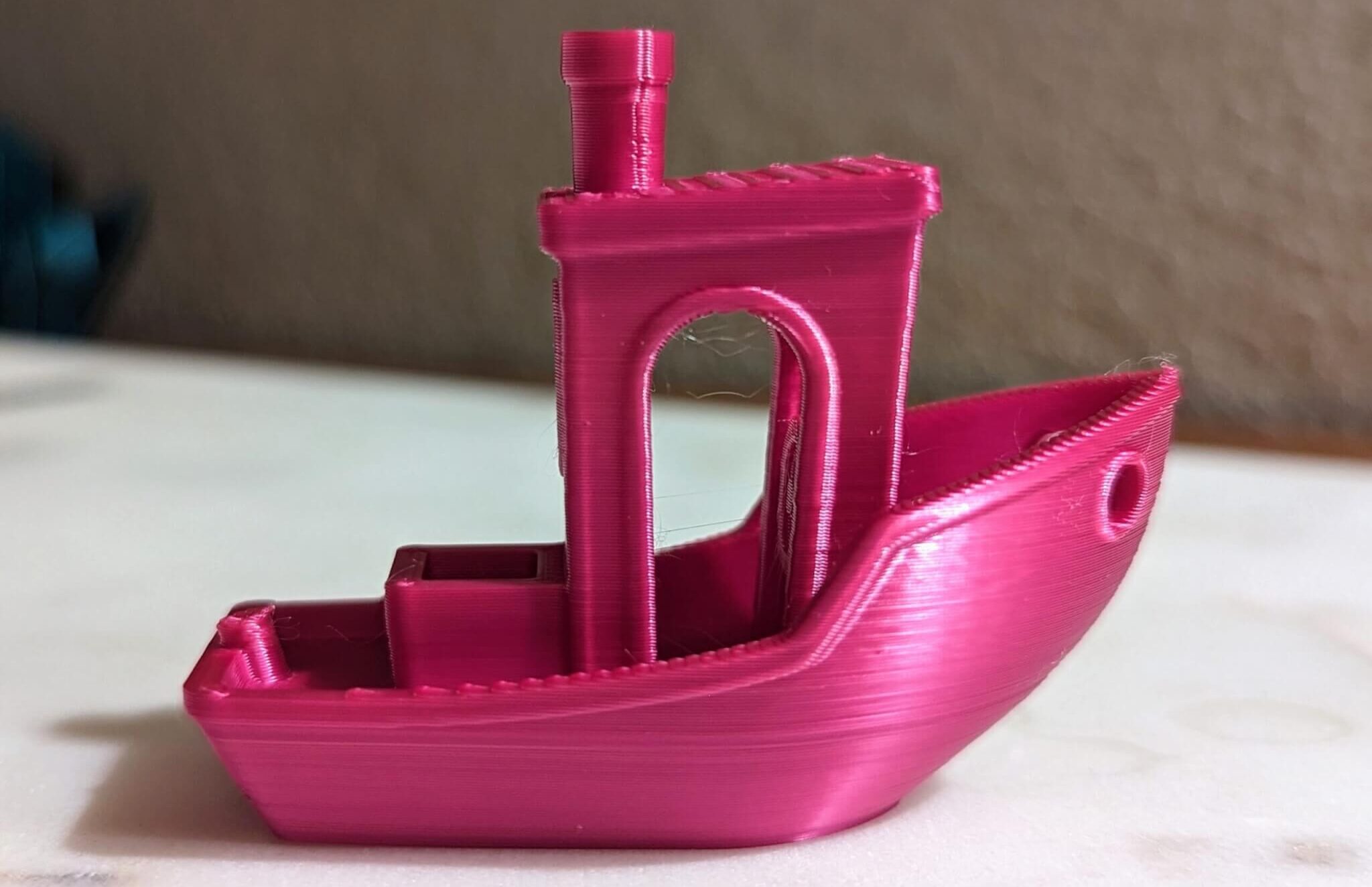 1 hour benchy on Ender 3 S1 using the MK4 profile